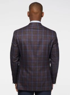 Veston Framboise à Carreaux 'Conway' -Modeel Egante Magasin J02 1252413 RSB3