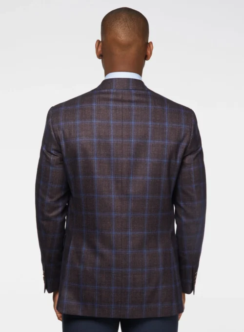 Veston Framboise à Carreaux 'Conway' -Modeel Egante Magasin J02 1252413 RSB3 scaled