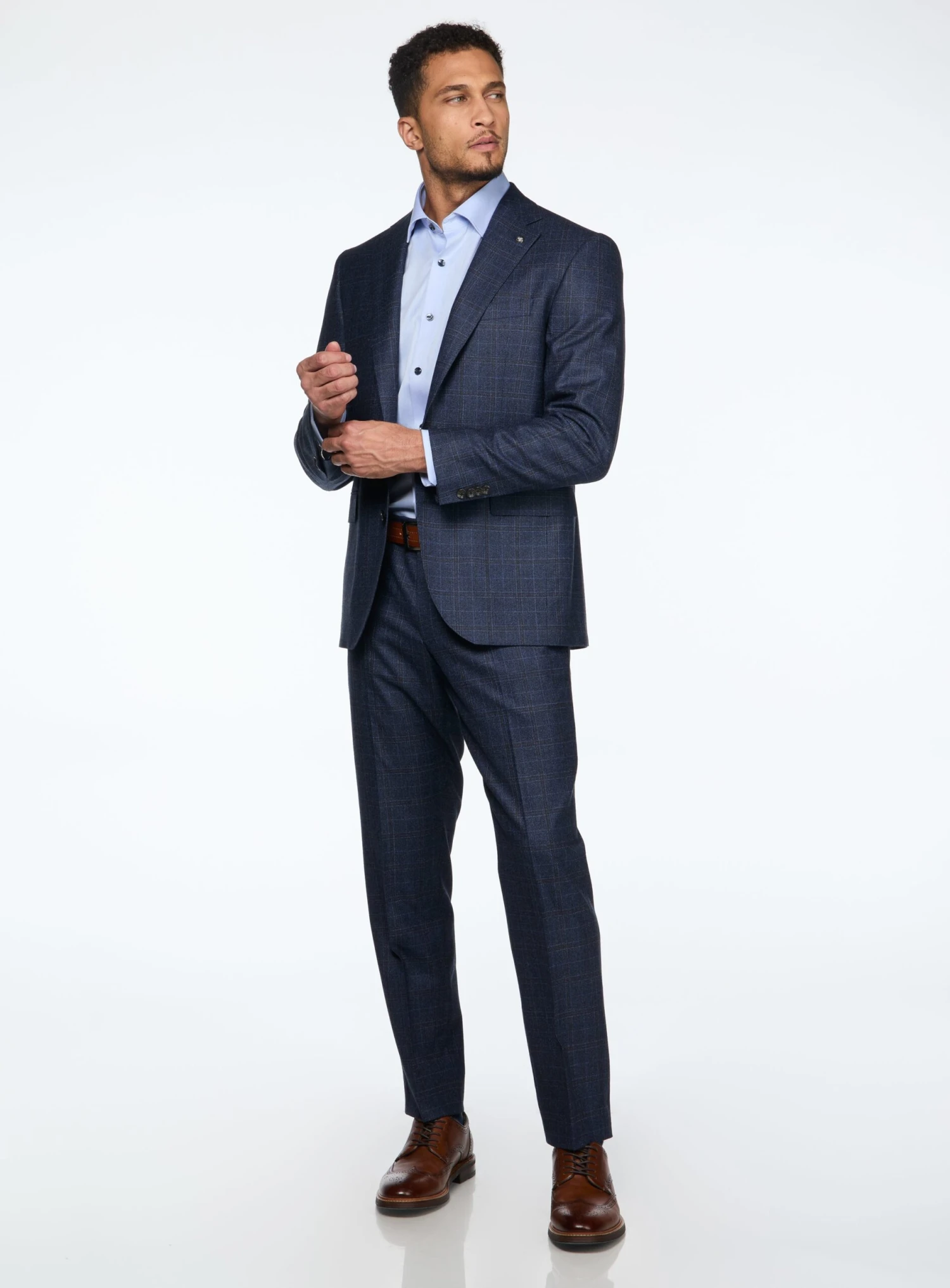Complet Marine à Carreaux 'Esprit' 3 Complet Marine à Carreaux 'Esprit'