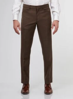 Riviera Pantalon Habillé à Faux Uni 12 Riviera Pantalon Habillé à Faux Uni -Modeel Egante Magasin J02 R3009 BR