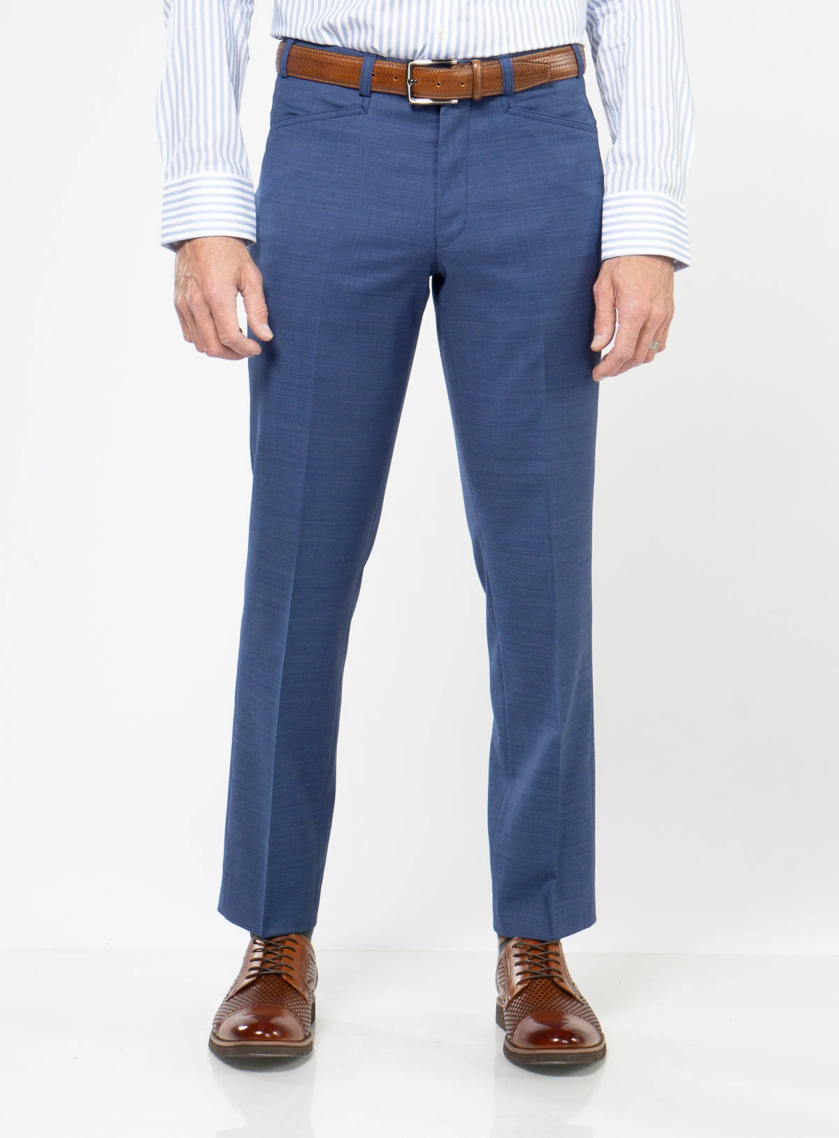 Riviera Pantalon Habillé à Faux Uni 8 Riviera Pantalon Habillé à Faux Uni – Image 6