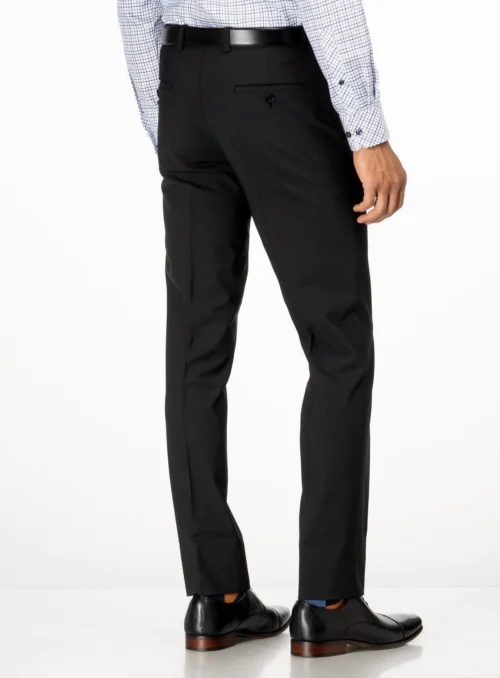 Riviera Pantalon Habillé Uni 'Franco' 15 Riviera Pantalon Habillé Uni 'Franco' -Modeel Egante Magasin J02 R3026 BK31