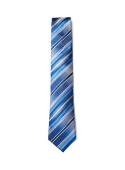 Cravate Bleue Royale à Rayures
