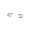 Boutons De Manchette Rectangle Courbé -Modeel Egante Magasin K17 CL 371 BK