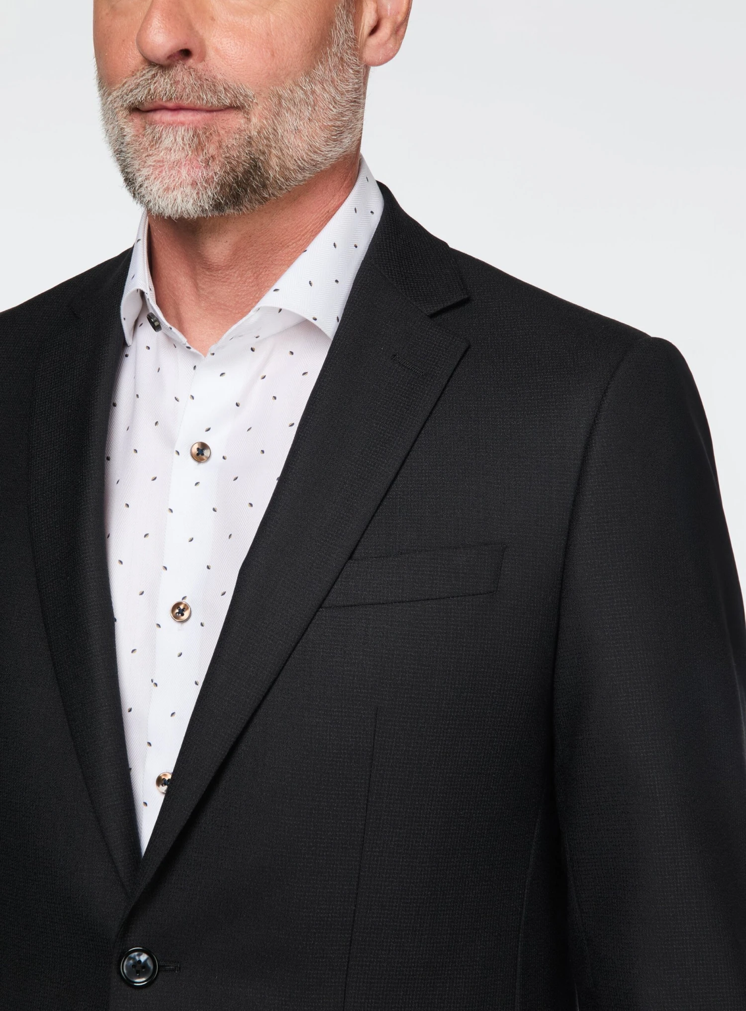 Complet Noir à Effet Crêpe 4 Complet Noir à Effet Crêpe – Image 2