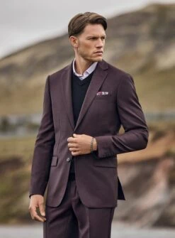 Complet Bourgogne à Faux Uni