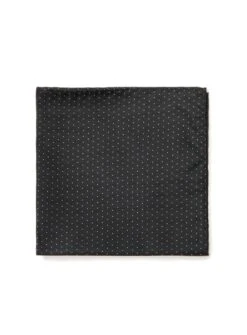 Mouchoir De Poche Noir à Pois