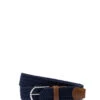 Ceinture Marine En Toile Tressée -Modeel Egante Magasin L06 3320336 BL