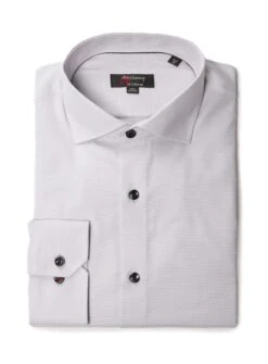 Chemise Sans Repassage à Faux Uni