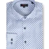 Chemise Sans Repassage à Imprimé De Trèfles -Modeel Egante Magasin L07 1412606D BL scaled