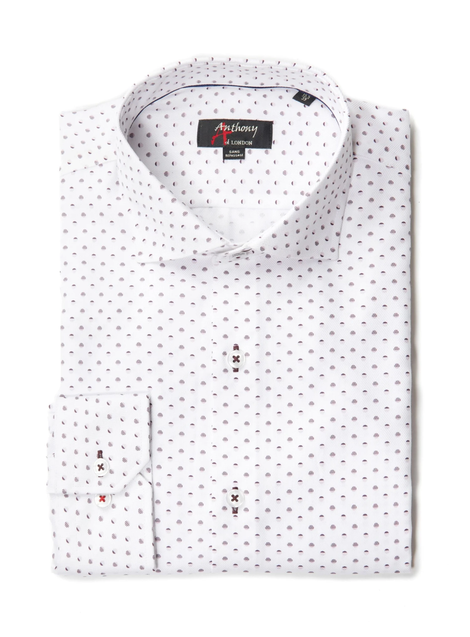 Chemise Sans Repassage à Imprimé De Sphères 3 Chemise Sans Repassage à Imprimé De Sphères