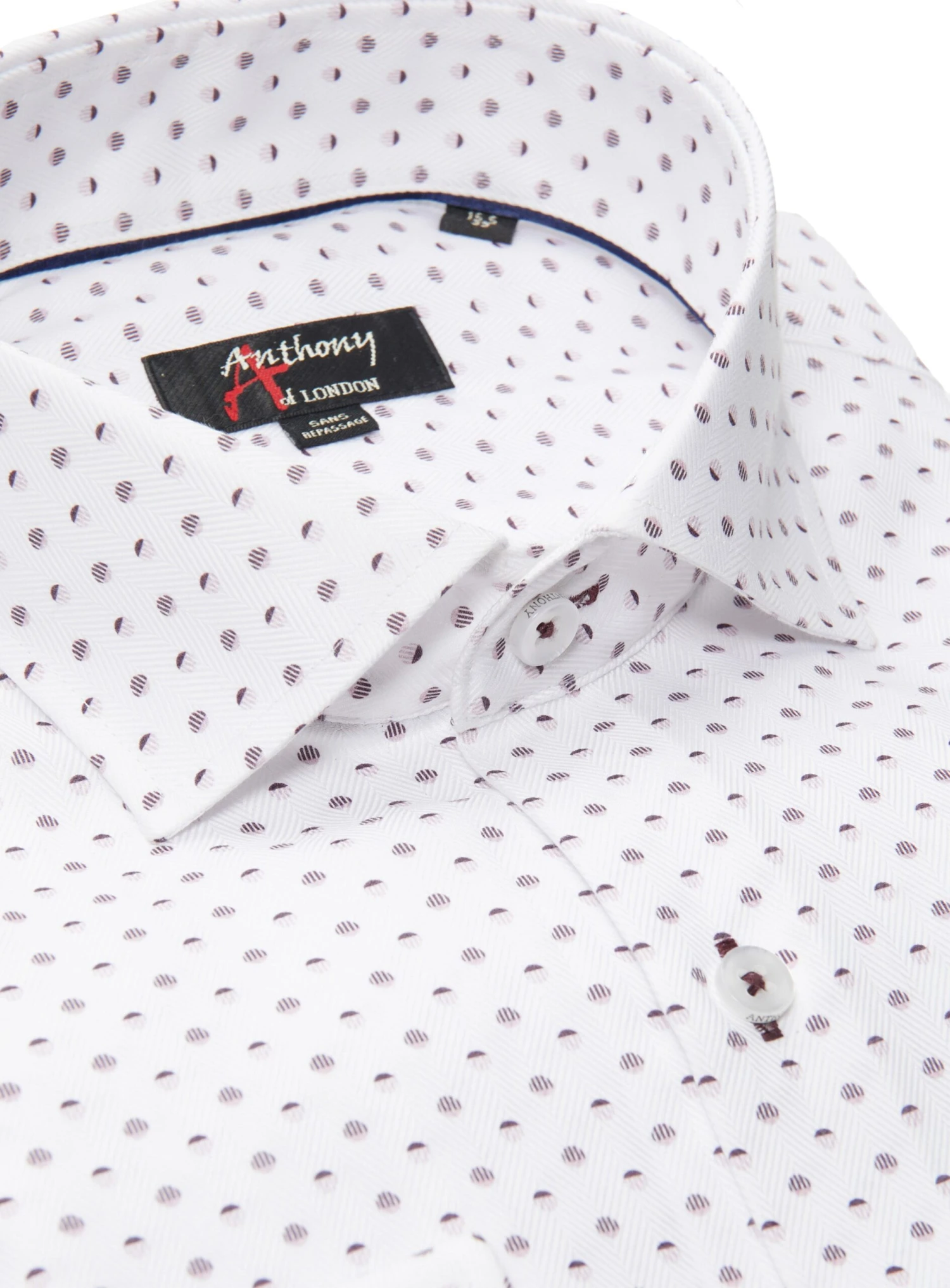 Chemise Sans Repassage à Imprimé De Sphères 4 Chemise Sans Repassage à Imprimé De Sphères – Image 2