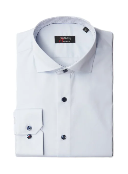 Chemise Habillée Unie Facile D'entretien -Modeel Egante Magasin L07 1412615DE PD scaled