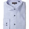 Chemise Sans Repassage à Motif Pied-de-poule -Modeel Egante Magasin L07 1512625D BL