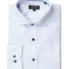 Chemise Sans Repassage à Imprimé Hachuré -Modeel Egante Magasin L07 2412616D BL scaled