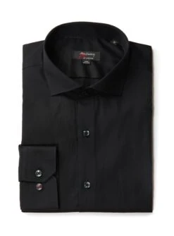 Chemise Sans Repassage à Motifs Carrés -Modeel Egante Magasin L07 2812500D BK
