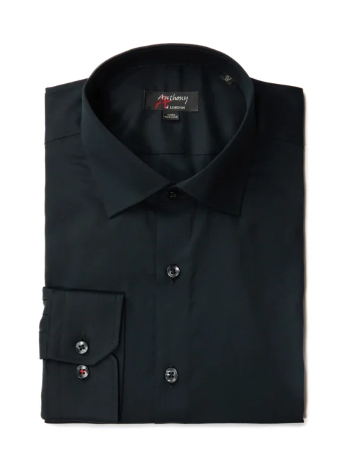 Chemise Unie Sans Repassage -Modeel Egante Magasin L07 2812501D BK scaled