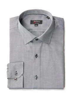 Chemise Sans Repassage En Sergé Uni -Modeel Egante Magasin L07 2912530D CH