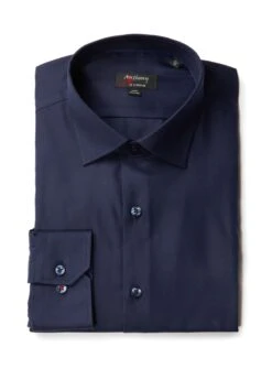 Chemise Sans Repassage En Sergé Uni -Modeel Egante Magasin L07 2912530D DNY