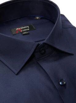 Chemise Sans Repassage En Sergé Uni -Modeel Egante Magasin L07 2912530D DNY2