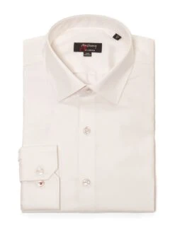 Chemise Sans Repassage En Sergé Uni