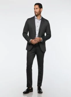 Complet Gris En Tricot Extensible