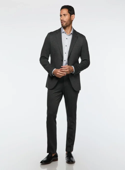 Complet Gris En Tricot Extensible