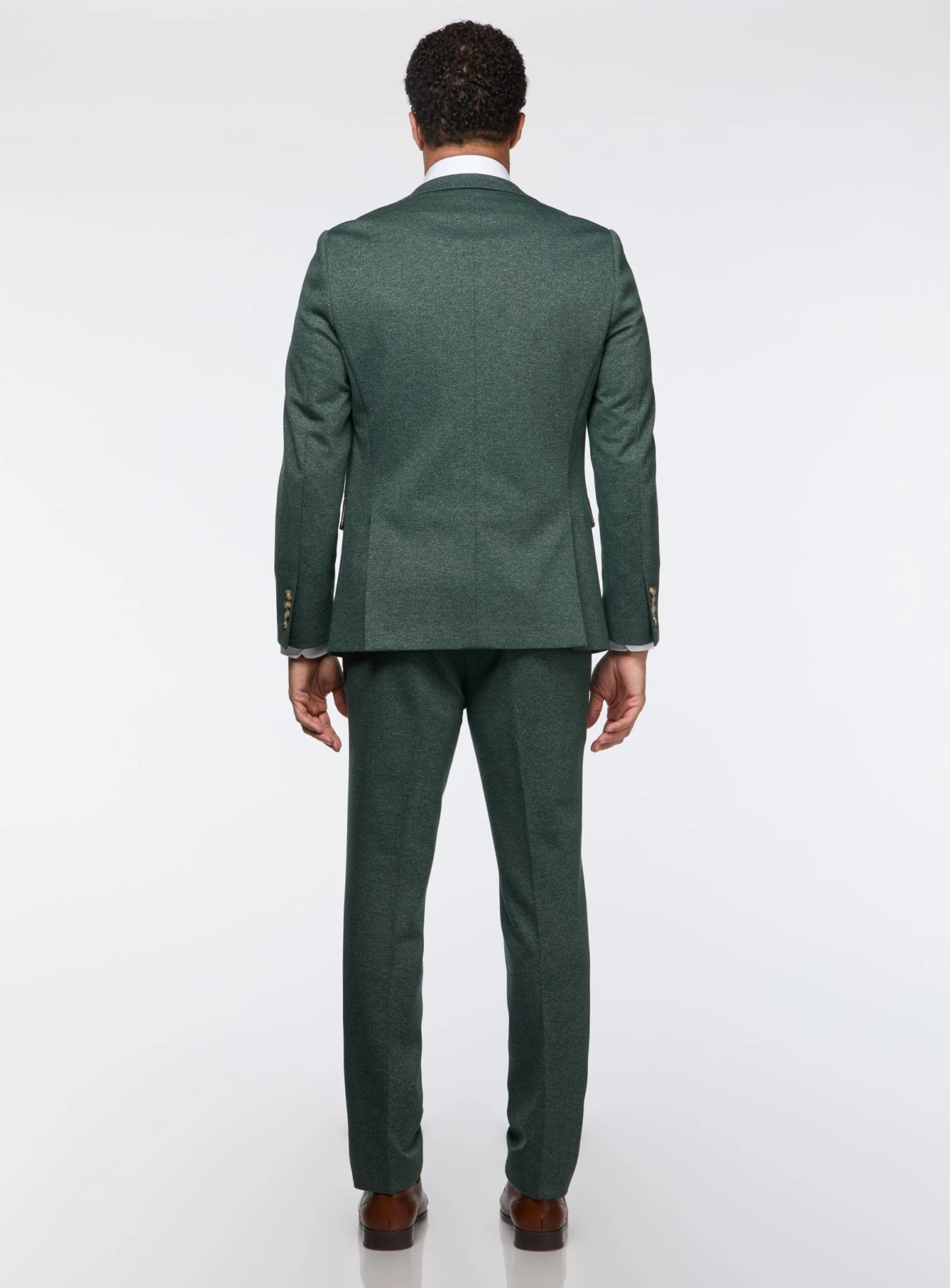 Complet Vert En Tricot Extensible 5 Complet Vert En Tricot Extensible – Image 3