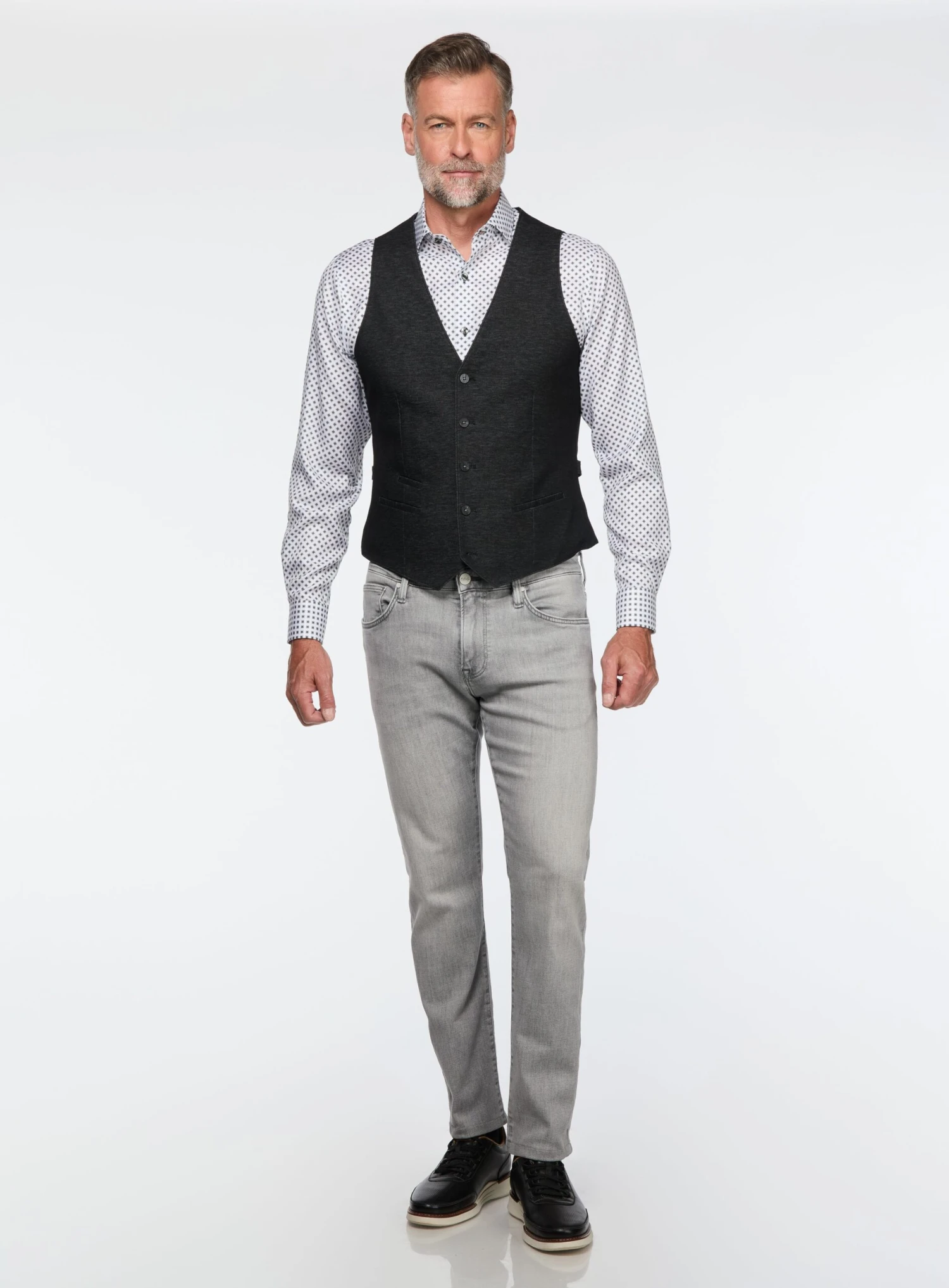 Veste Noire Chinée 3 Veste Noire Chinée