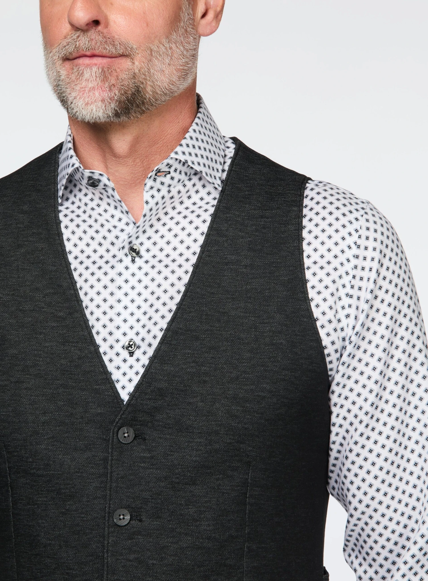 Veste Noire Chinée 4 Veste Noire Chinée – Image 2