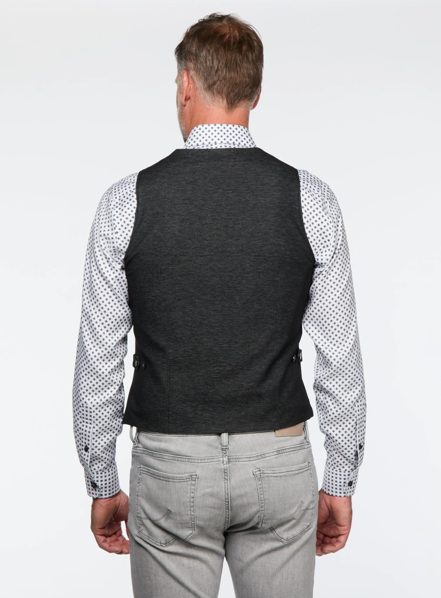 Veste Noire Chinée 5 Veste Noire Chinée – Image 3