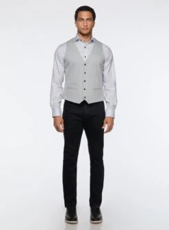 Veste En Sergé Gris