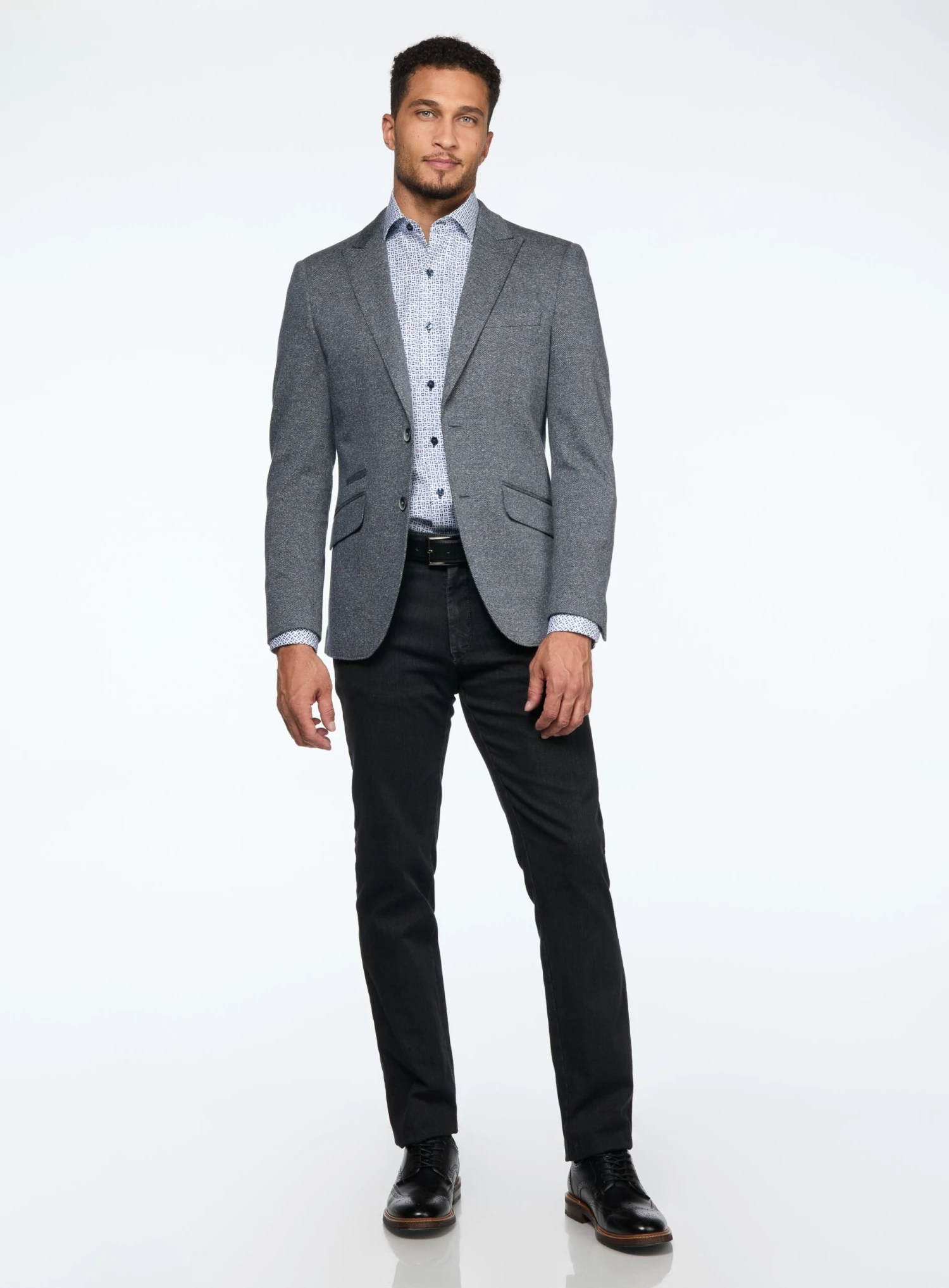 Veston à Motif Zig-zag 3 Veston à Motif Zig-zag