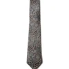 Cravate Brune à Motif Paisley -Modeel Egante Magasin M18 4519663 BR scaled