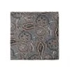 Mouchoir De Poche Brun à Motif Paisley -Modeel Egante Magasin M18 4519663 PS BR