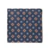 Mouchoir De Poche Bleu à Médaillons -Modeel Egante Magasin M18 4519665 PS BL