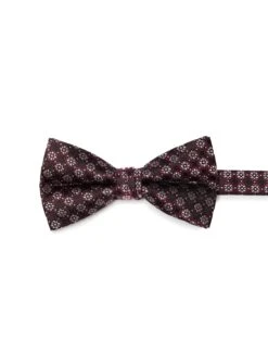 Noeud Papillon à Cercles Bourgognes