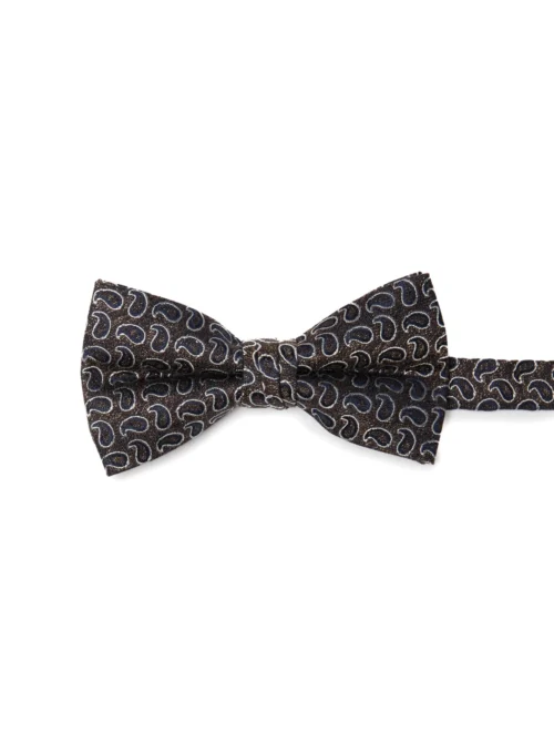 Noeud Papillon à Paisley Brun