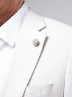 Broche à Fleur Blanche