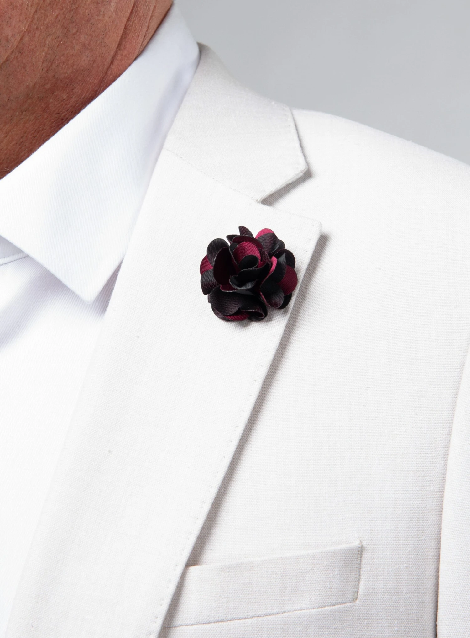 Broche à Fleur Framboise 3 Broche à Fleur Framboise