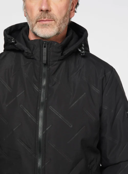 Manteau Aviateur Matelassé 'Cortland' -Modeel Egante Magasin P18 7568218 BK2 scaled