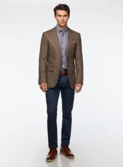 Veston En Tricot Brun