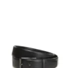 Ceinture En Cuir Perforé Noir -Modeel Egante Magasin R20 MD6164 2 BK scaled