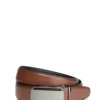 Ceinture Habillée En Cuir Cognac -Modeel Egante Magasin R20 MD6341 CG scaled
