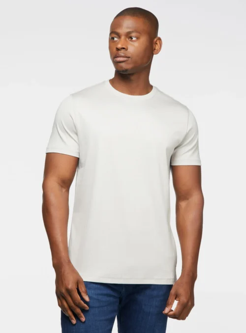 T-shirt Col Rond En Coton Pima -Modeel Egante Magasin R21 BARAKETT CK scaled