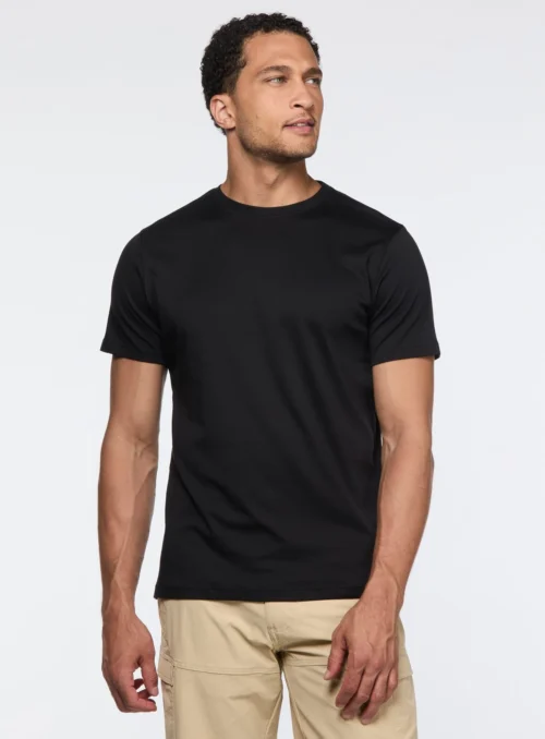 T-shirt Col Rond En Coton Pima -Modeel Egante Magasin R21 BARAKETT T BK scaled