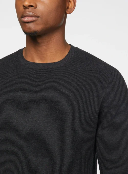 Chandail à Rayures Tonales 'Enrique' -Modeel Egante Magasin R21 RB52270 BK2 scaled