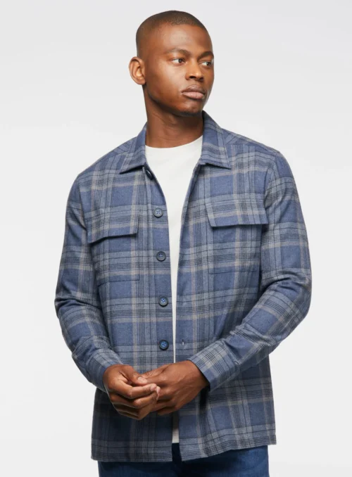 Surchemise à Carreaux Bleus