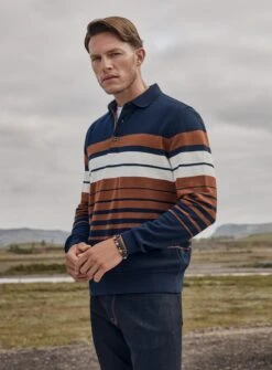 Chandail Marine à Rayures