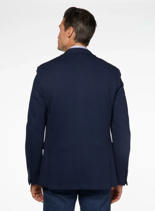 Veston Marine En Tricot Texturé -Modeel Egante Magasin S16 3403173 NY3 ed32bd07 e960 493c 8fb9 4a13dca84a7d scaled